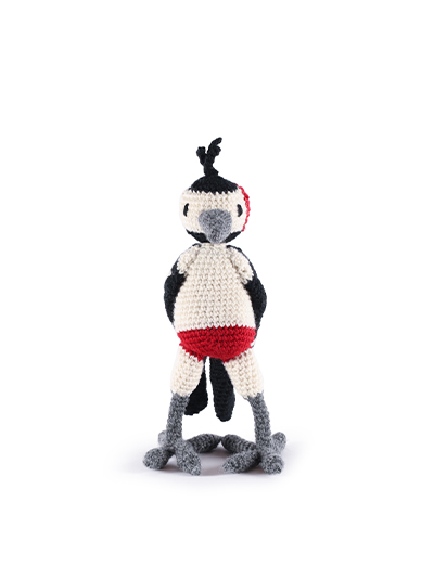 John the Spotted Woodpecker Crochet Pattern